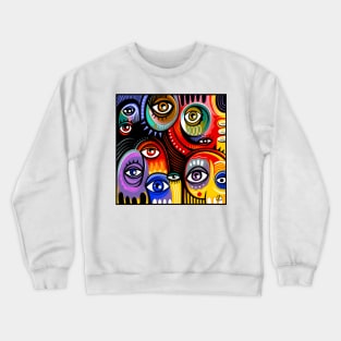 MANY EYES Crewneck Sweatshirt